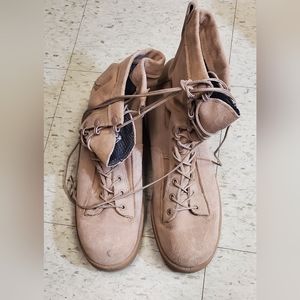 wellco army leather and nylon desert boots 10.5 R